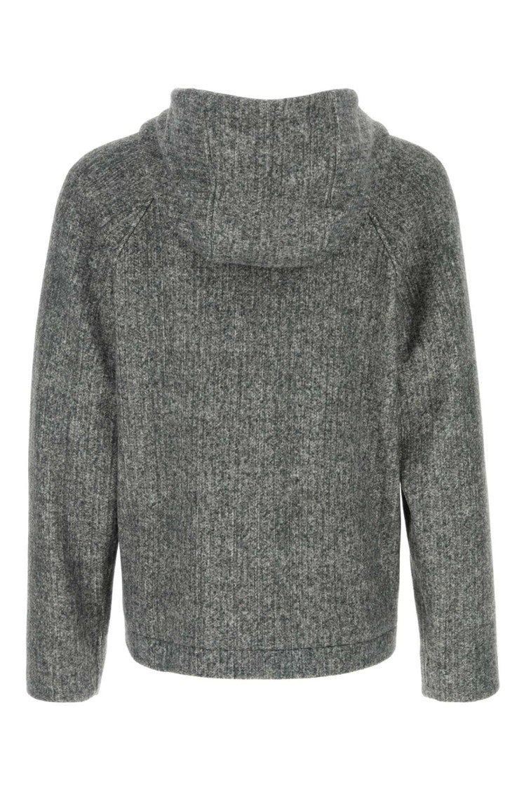 Dolce & Gabbana Melange Grey Acrylic Blend Jacket