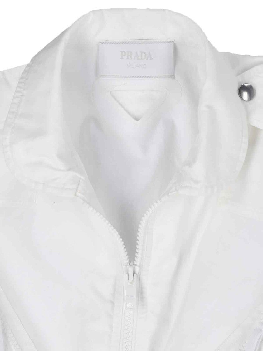 Prada Convertible Logo Tracksuits – White