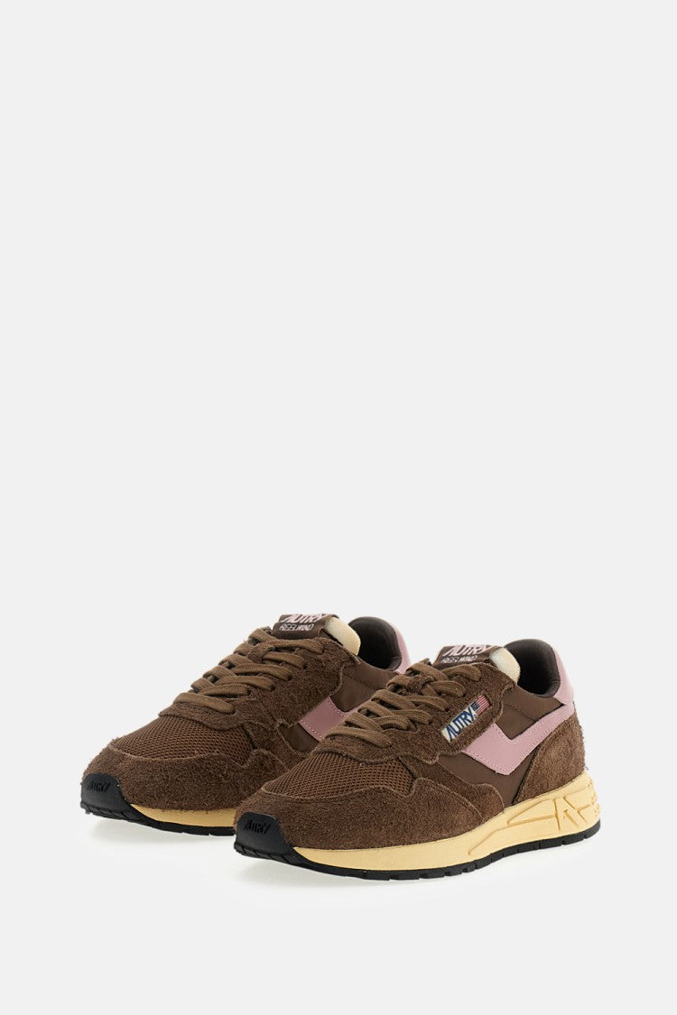 Autry Reelwind Low Nylon Suede Sneakers