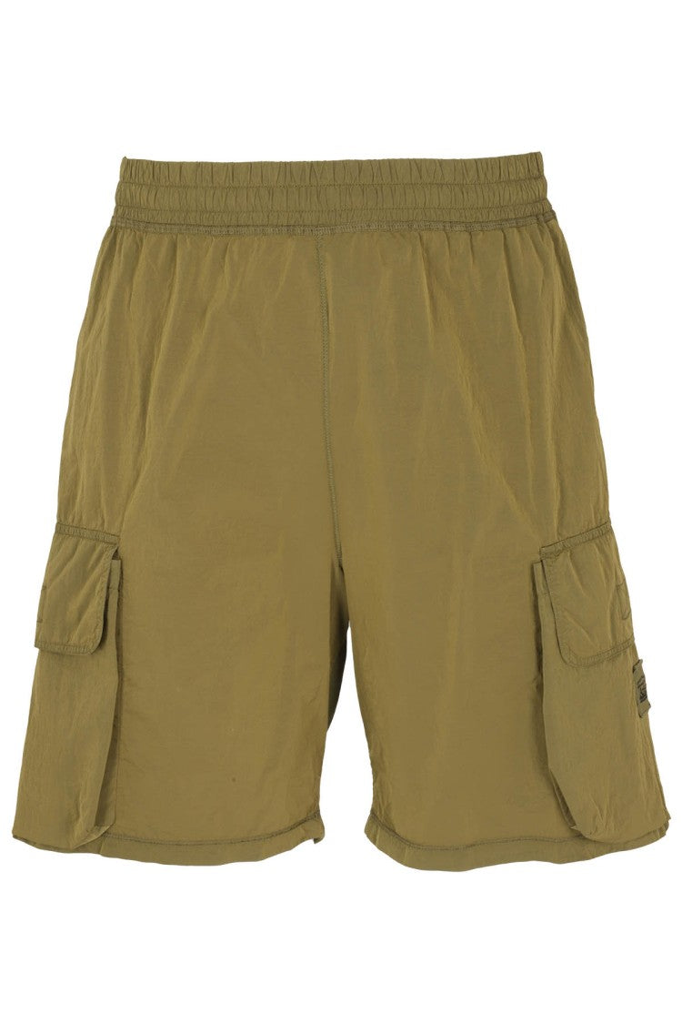 Aries Olive Green  Nylon Hybrid Sweashort