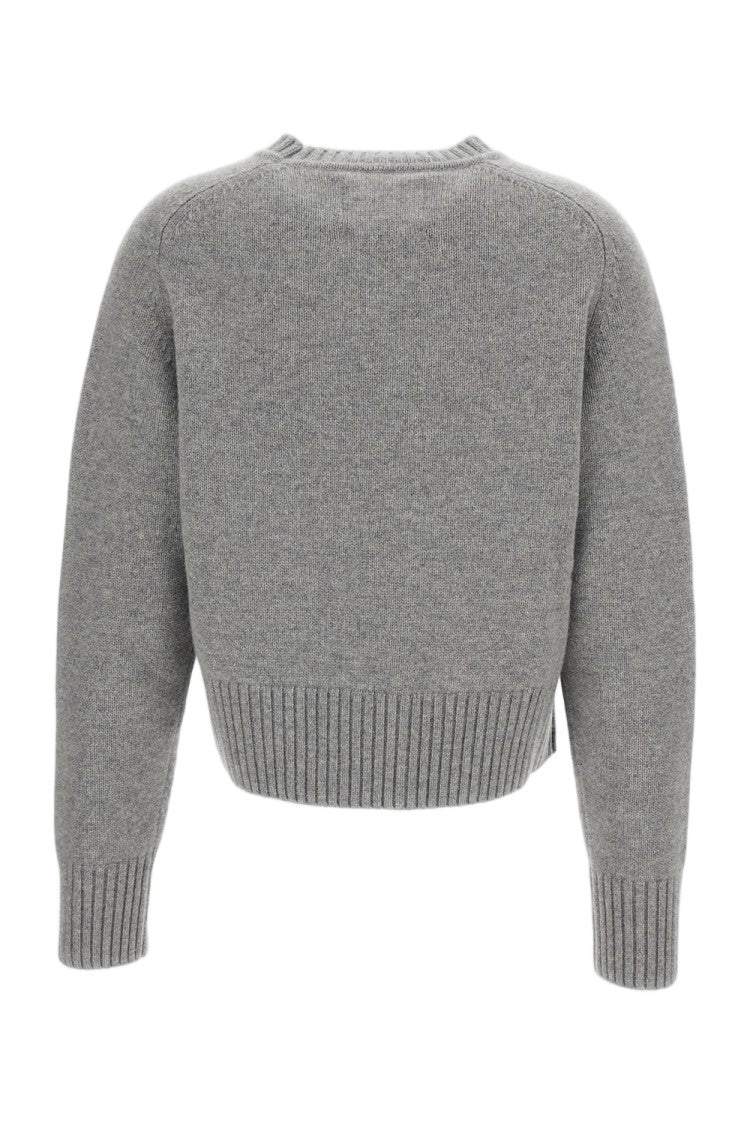 Extreme Cashmere Grey Cashmere N.167 Crewneck Sweater