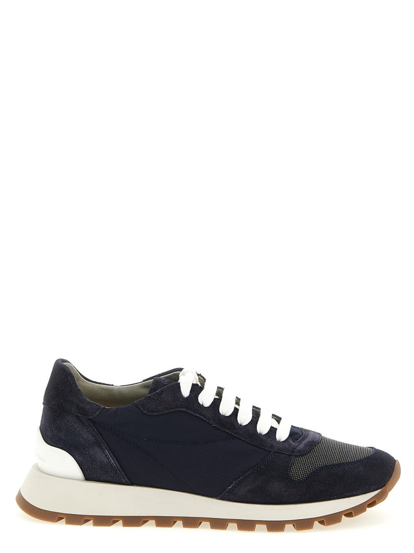 Brunello Cucinelli 'Active' Sneakers In Tone-On-Tone Techno
