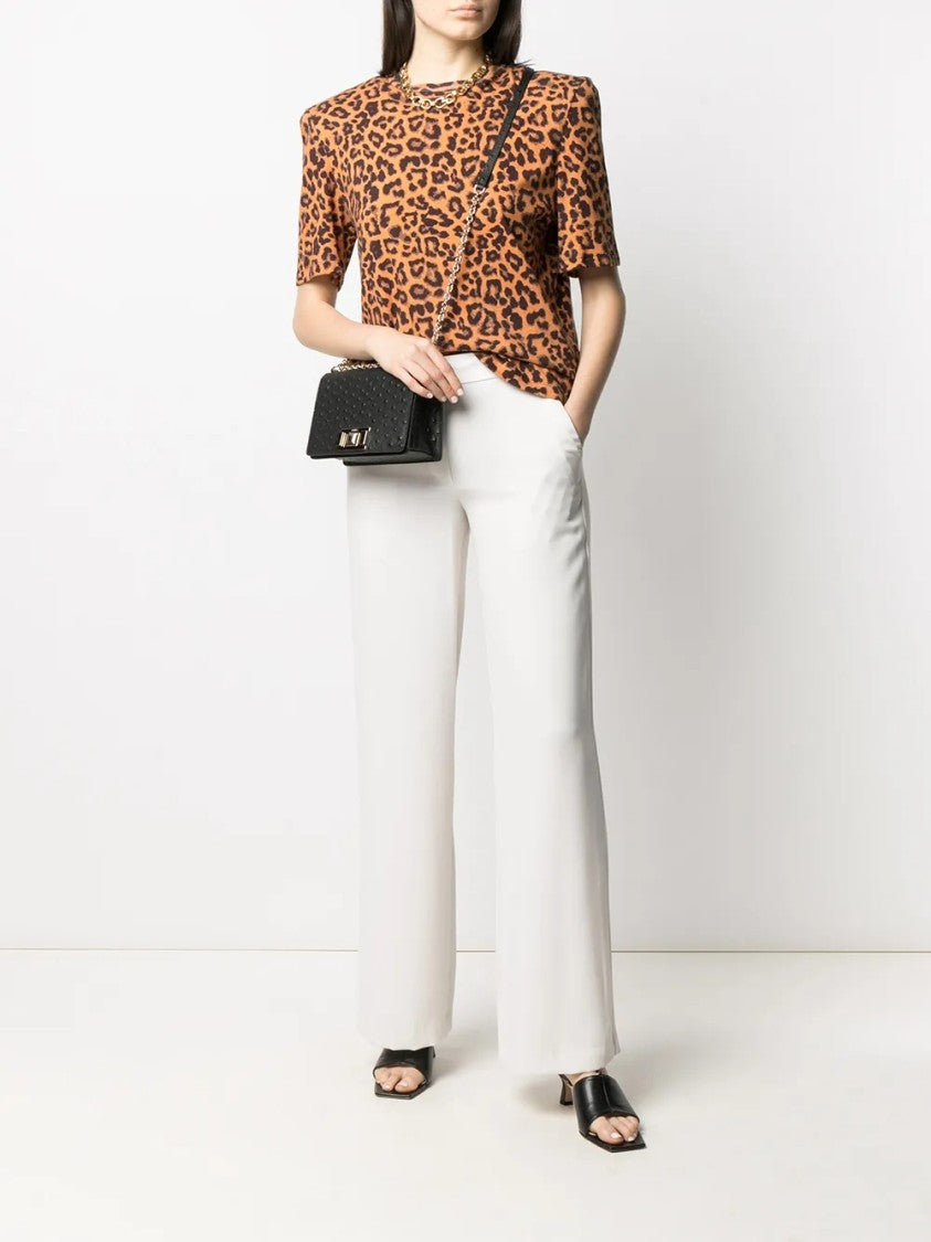 P.A.R.O.S.H. Wide-Leg Pants With Smooth Front