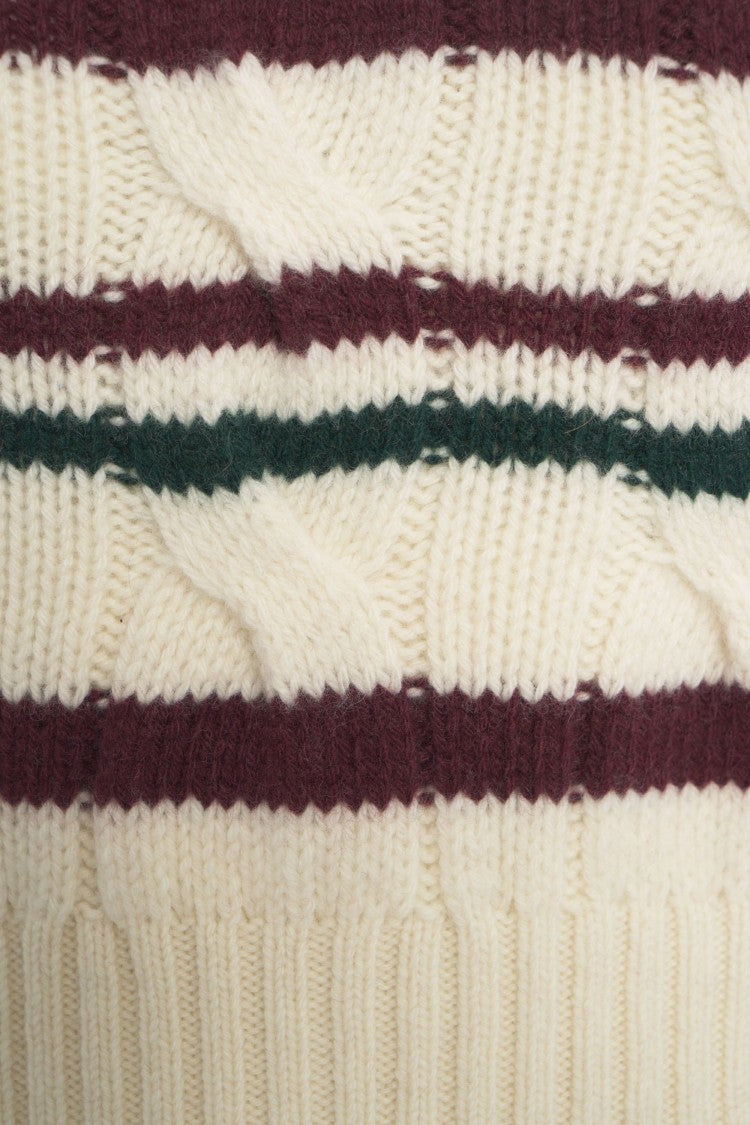 Polo Ralph Lauren Cable Knit Vest With Ribbed Hem