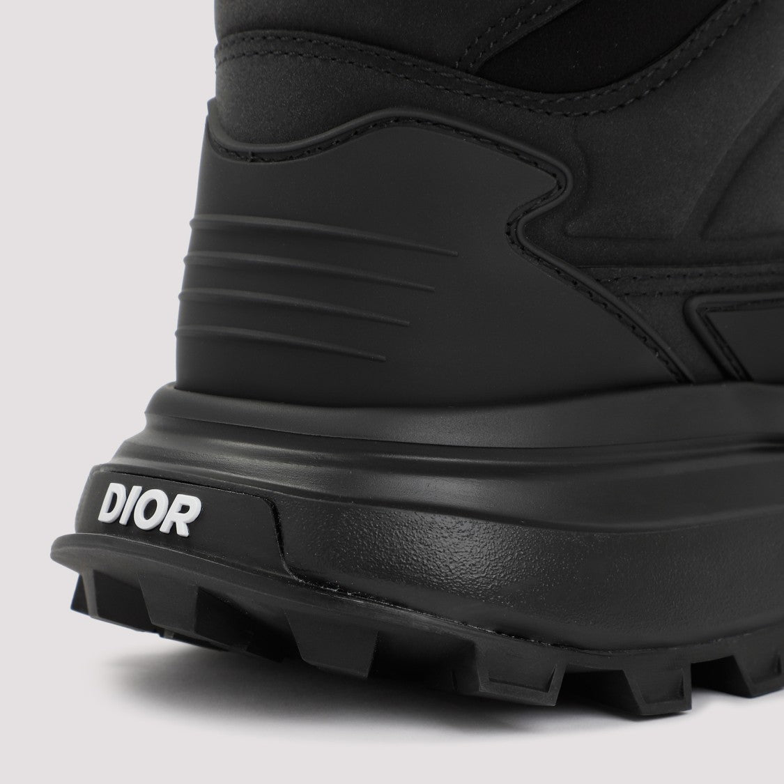 Dior Black Leather High-Top Sneakers
