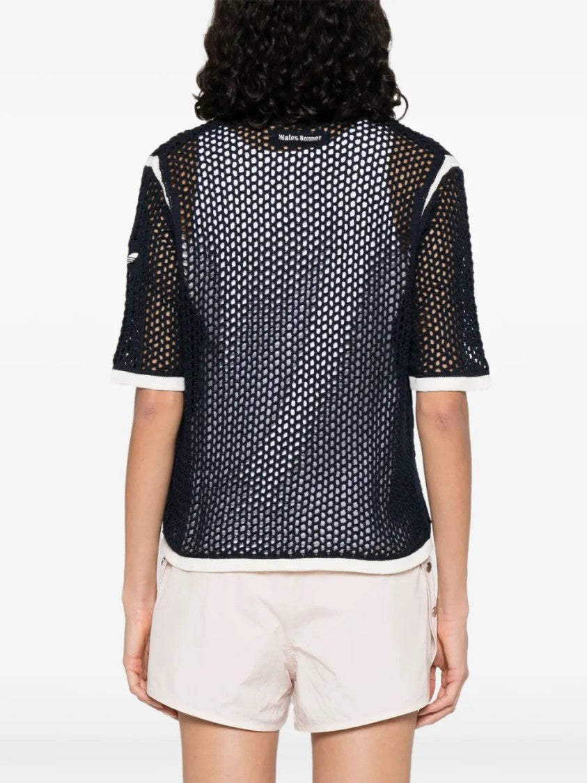 Adidas Cotton-Blend Knitted T-Shirt