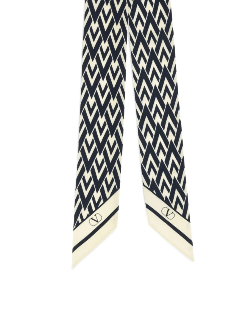 Valentino Scarf Bandeaux Toute La V Silk
