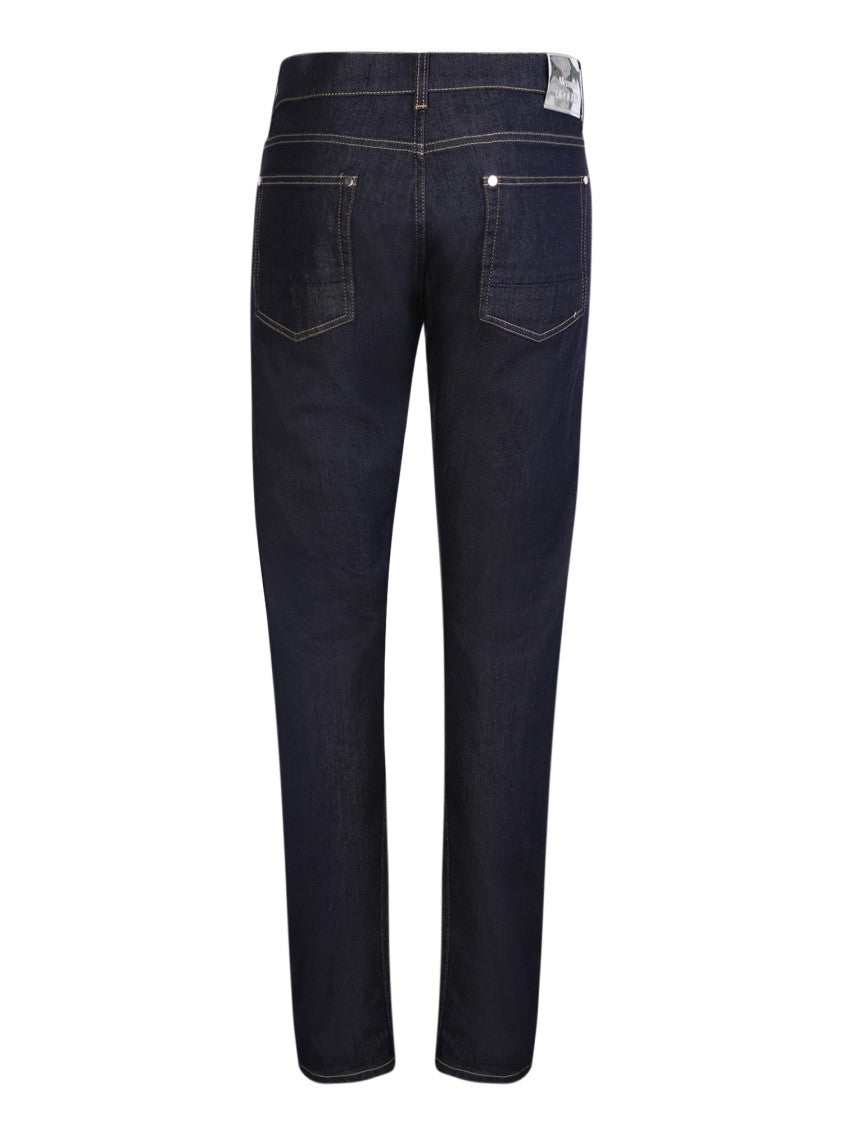 Alexander Mcqueen Blue Straight-Leg Fit Jeans
