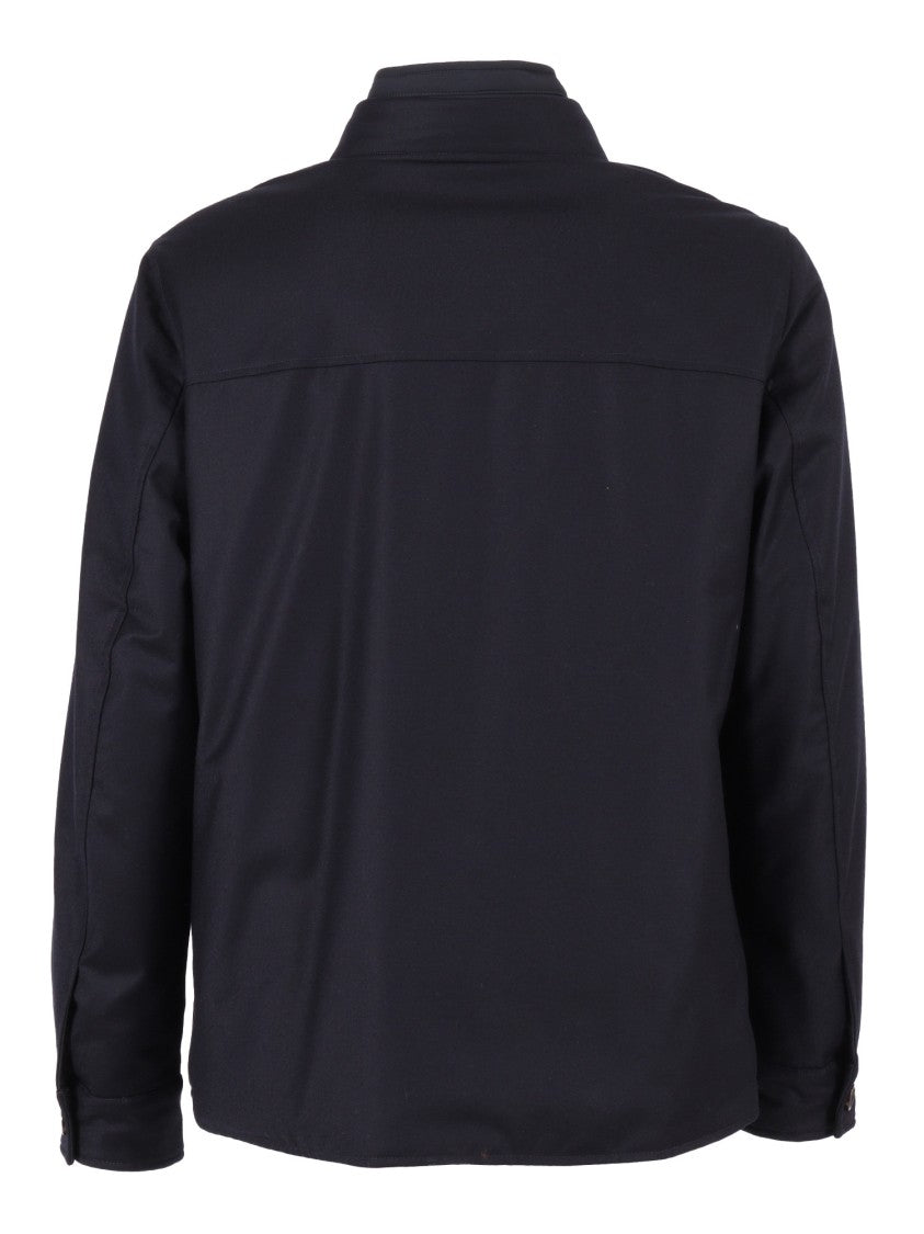 Moorer Tailored Black Wool And Cashmere Duino-Ll Jacket
