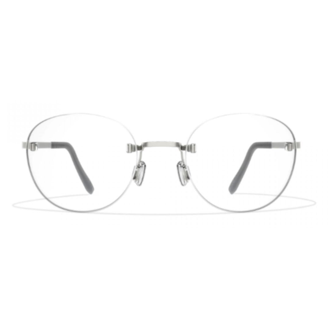 Blackfin Bf941 Aero A-N Rimless Silver Oval Eyeglasses With Sleek Bridge