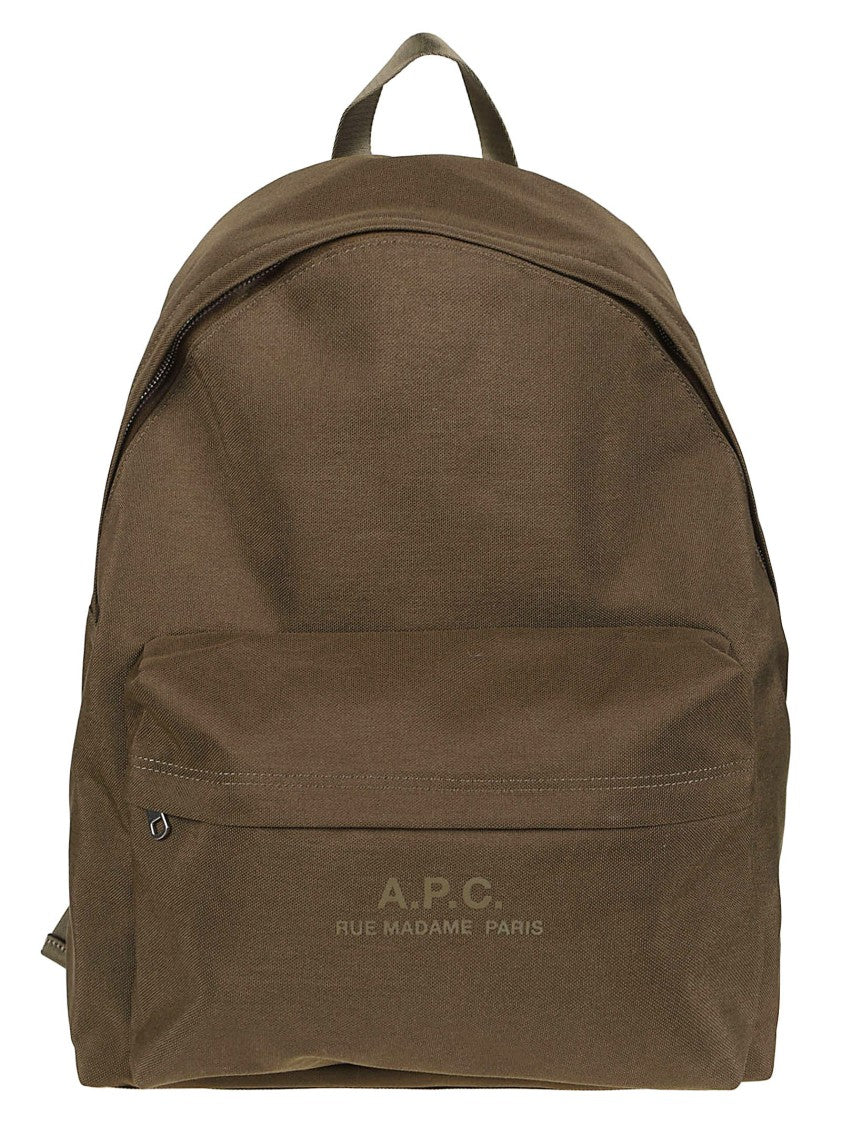 A.P.C. Brown Polyamide Backstage Backpack