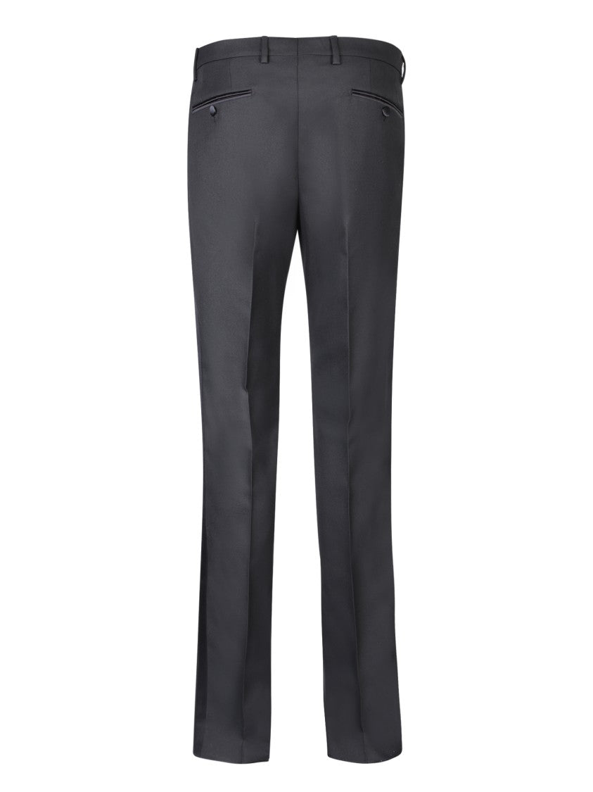 Dolce & Gabbana Grey Slim Fit Trousers