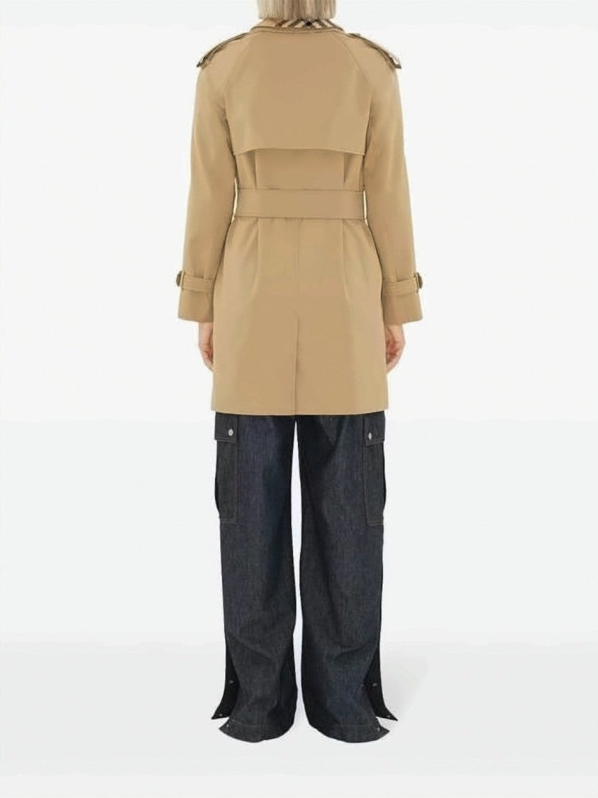 Burberry Double-Breasted Cotton Gabardine Trench Coat
