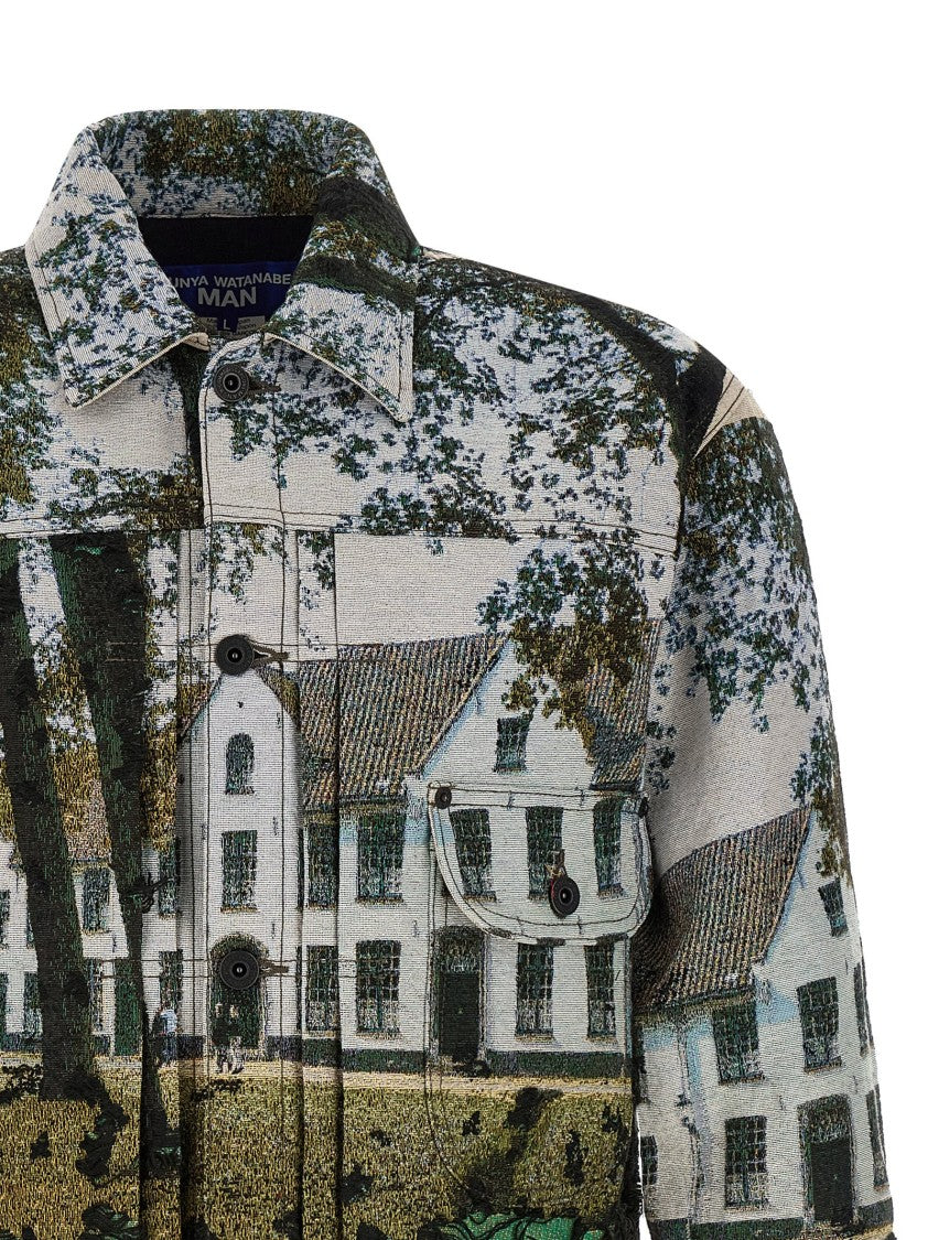 Junya Watanabe Jacquard Square Jacket