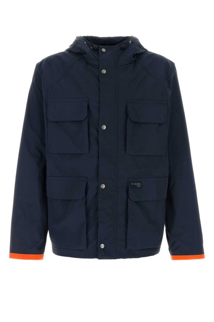 Fay Navy Blue Nylon Windbreaker
