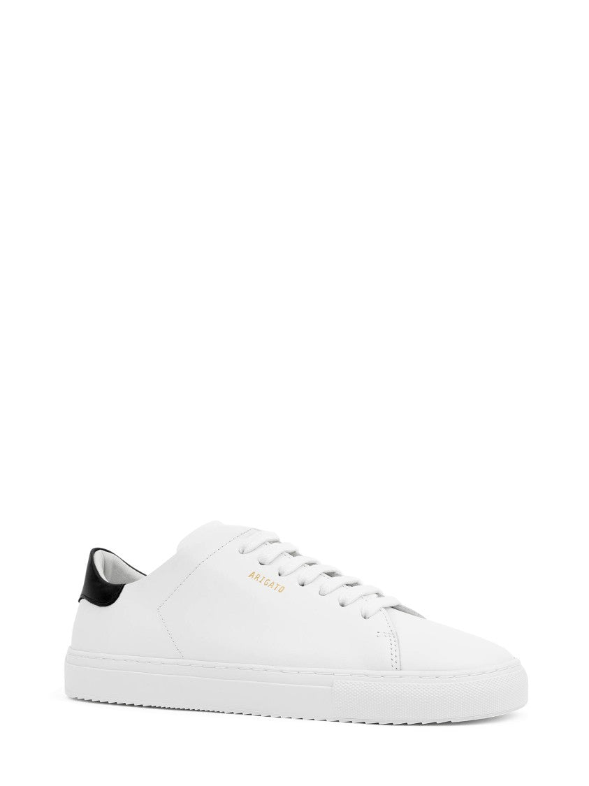Axel Arigato Clean White Leather Low-Top Sneakers