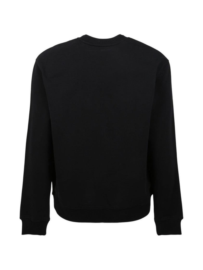 Ami Paris Crew Neck Sweater With Ami De Coeur Motif