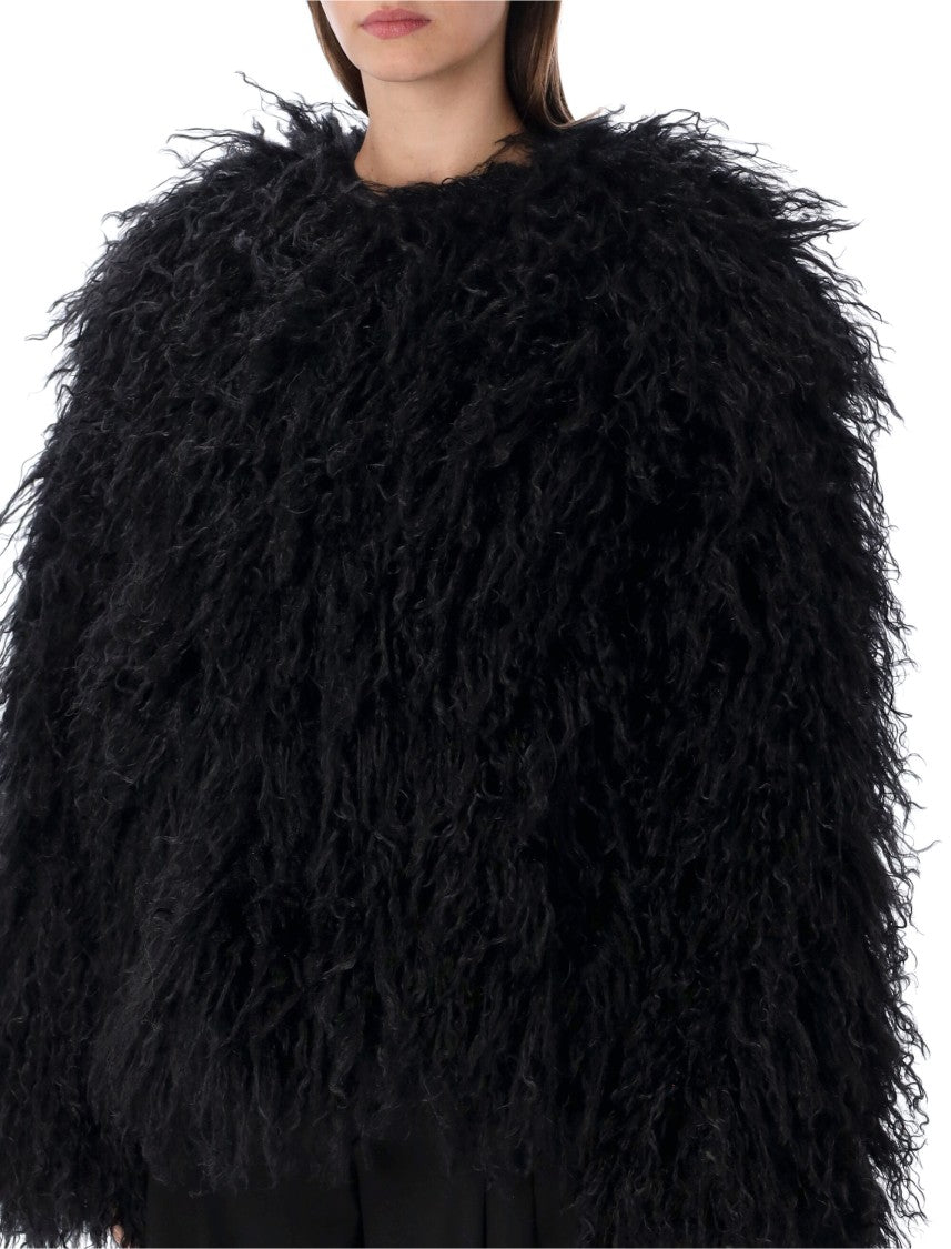 Goldbergh Yua Eco Fur Voluminous Shaggy Faux Fur Jacket