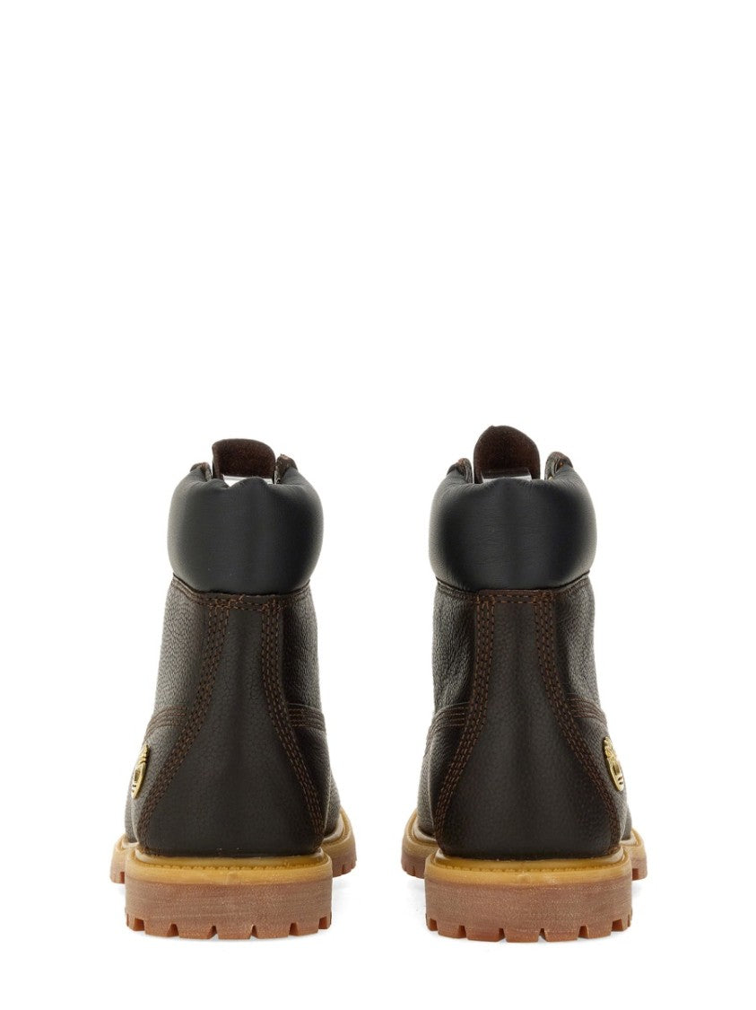 Timberland Brown Lace-Up Boots