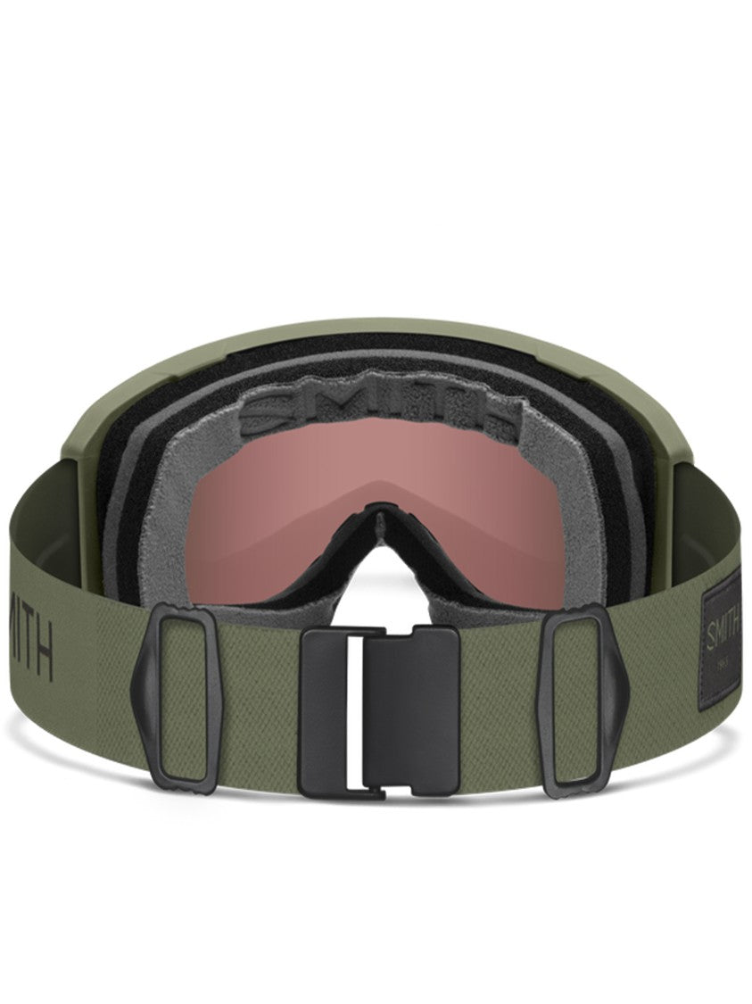 Smith Olive Green Preview Reflective Ski Goggle