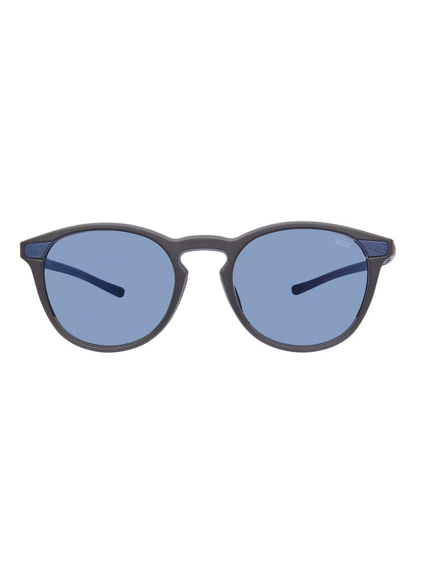 Look 04672.51 Oval Blue Textured Sunglasses