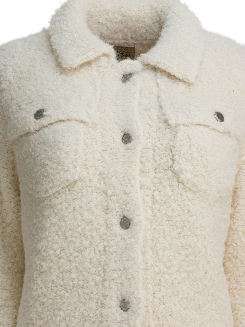 Rakki' Wool Blend Overshirt Jacket