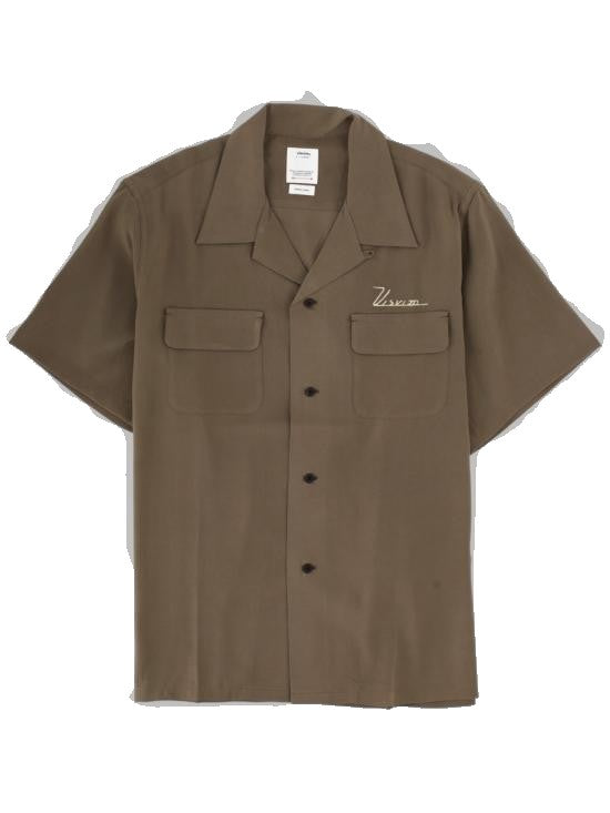 Visvim Camp Collar Short-Sleeve Shirt With Embroidered Detailing