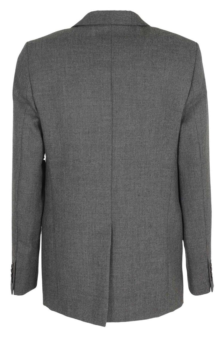 Ami Paris Single-Breasted Two-Button Jacket With Classic Lapel