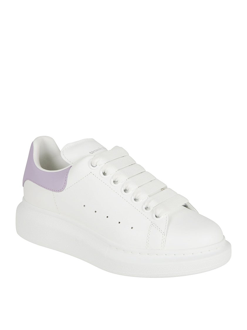 Alexander Mcqueen Oversized Sneakers With Lilac Heel Tab