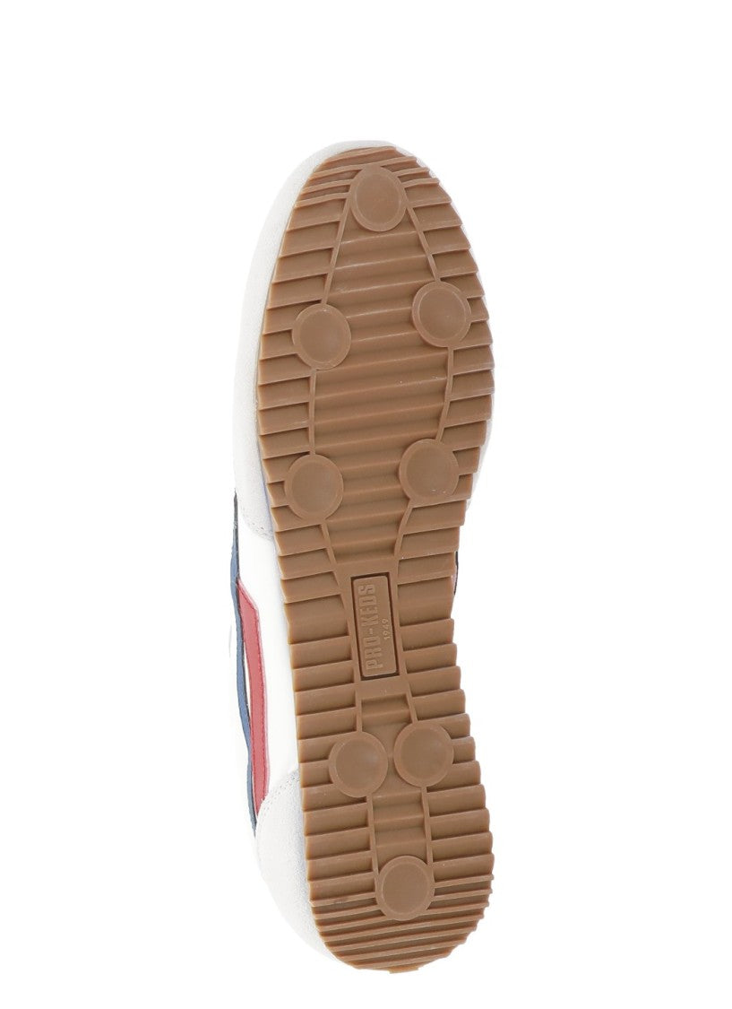Pro-Keds White Racer 77 Suede Sneakers