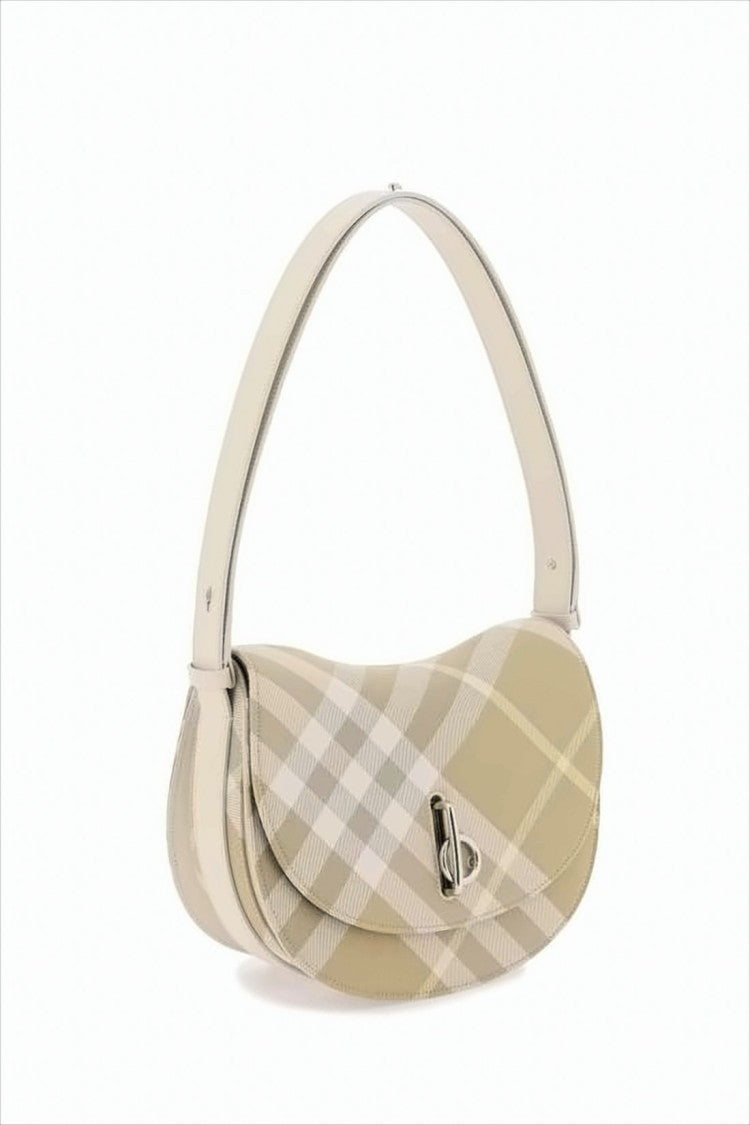 Burberry Curved Crescent Shape Burberry Shoulder Bag