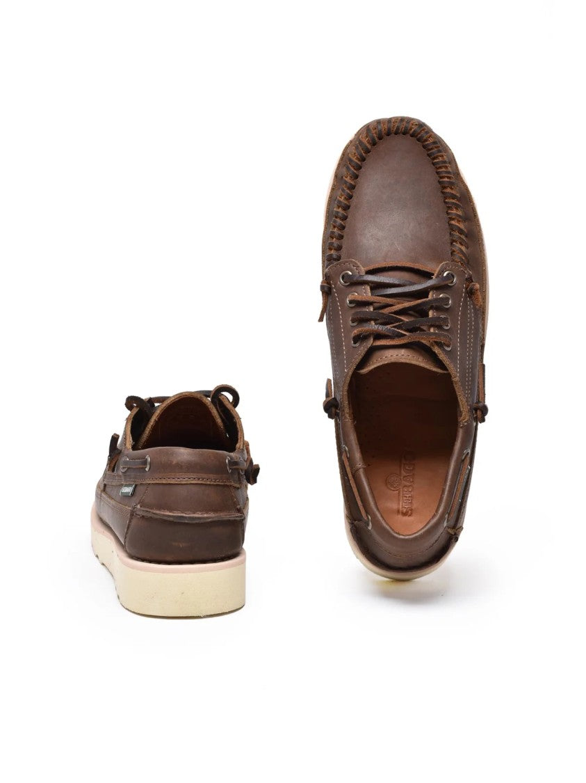 Sebago Brown Leather Seneca Budu Boots