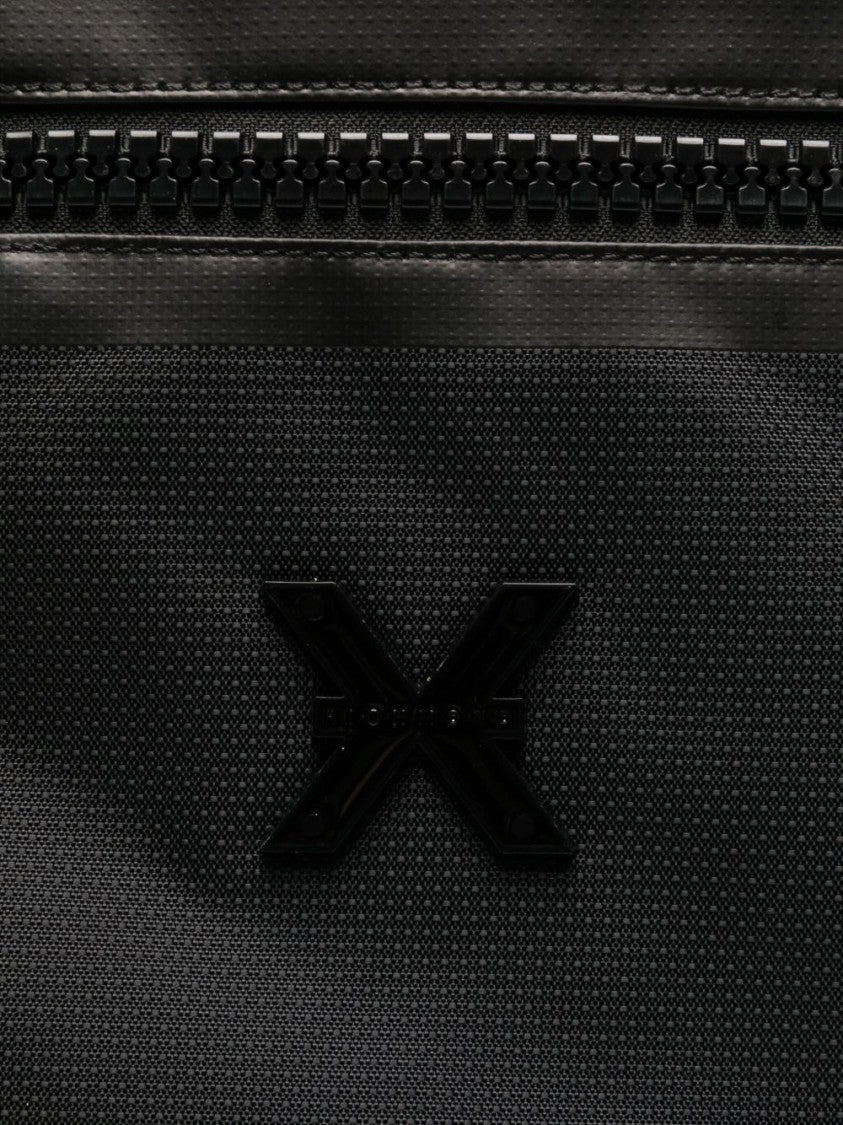 John Richmond Structured Black Minimalist Bag With Clean Detailing