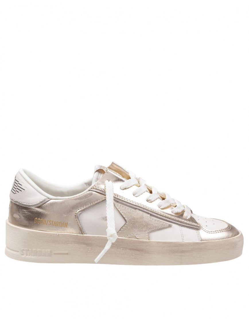 Golden Goose Sneakers Stardan In Leather Color White
