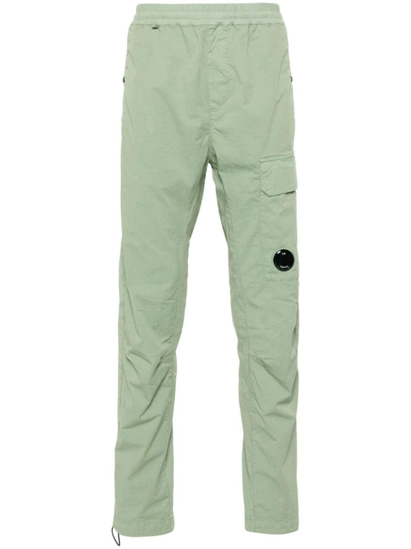 C.P. Company Sage Green Twill Stretch Cargo Pants
