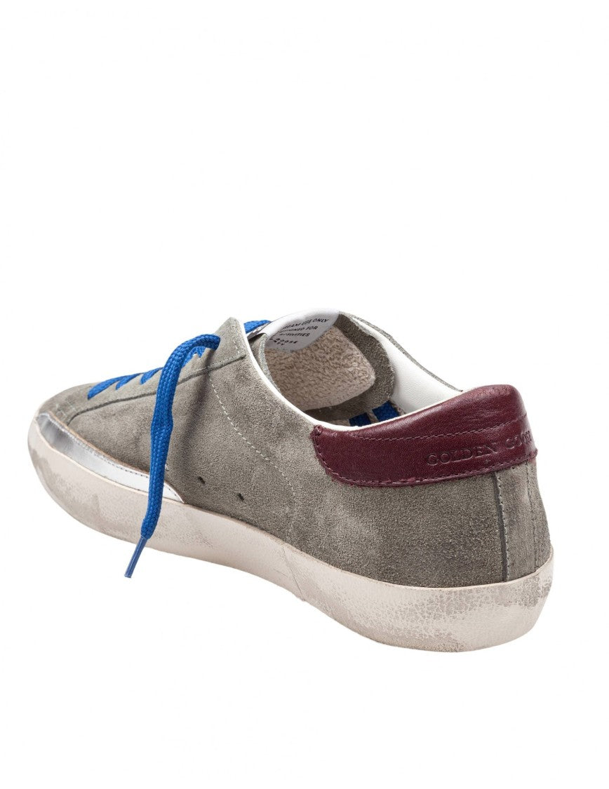 Golden Goose Super Star Sneakers In Suede Color Green