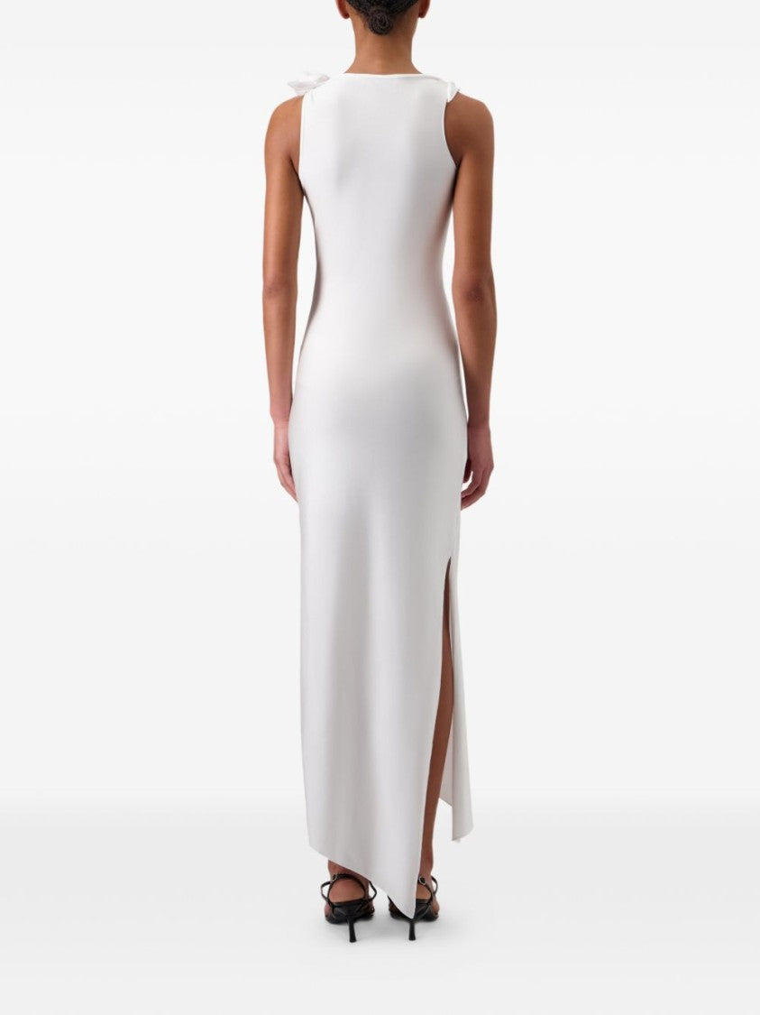 Coperni Asymmetric Midi Dress With Knot