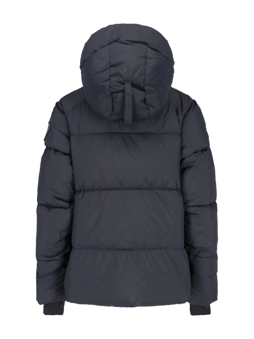 Canada Goose Black Junction Black Label Quilted Hooded Down Jacket