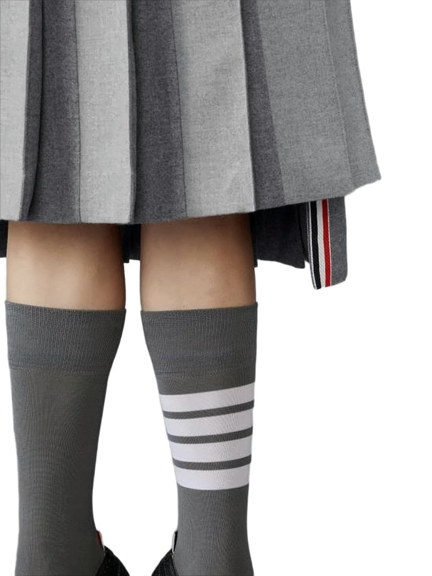 Thom Browne Structured Pleated Midi Skirt