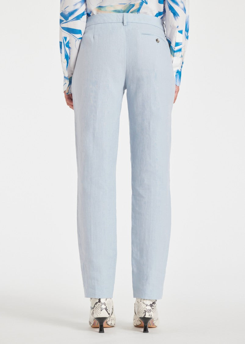 Paul Smith Pale Blue Linen Trousers
