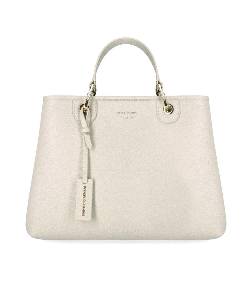 Emporio Armani Myea Corda Terra Medium Shopping Bag
