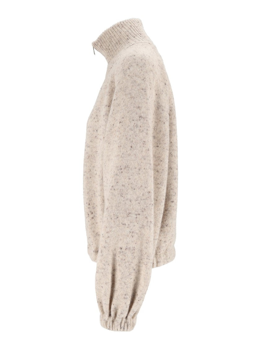 Fabiana Filippi Lurex Luxe Knit Bomber Jacket