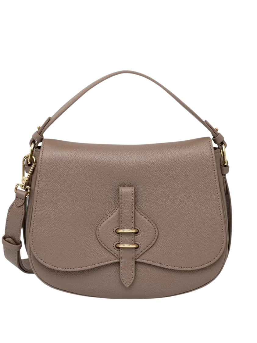 Coccinelle Mavery Flap Leather Handbag