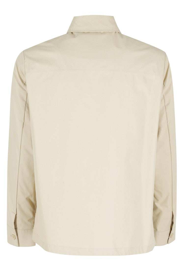 People Of Shibuya Sand-Finish Kanazawa Jacket With Classic Shirt Collar And Buttoned Cuffs