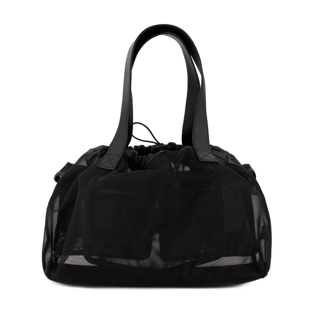 Simone Rocha Mini Sheer Stuffed Shopper Bag - Polyester - Black