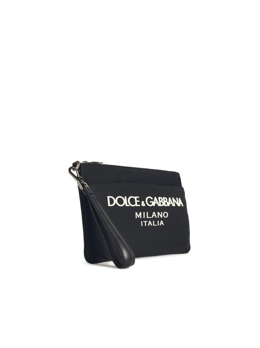 Dolce & Gabbana Black Nylon Beauty Pouch