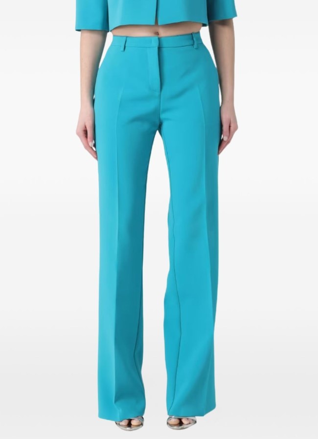 Pinko Eucalipto Georgette Tailored Trousers