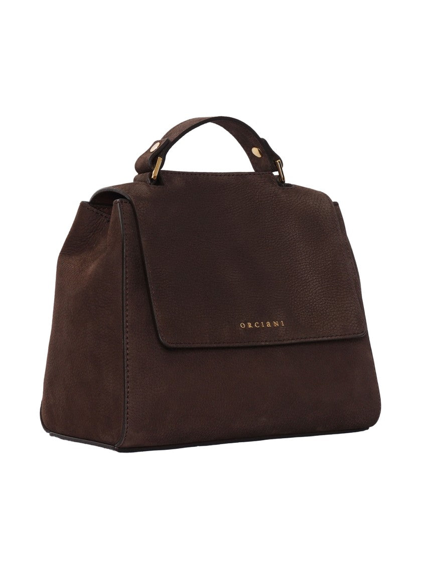 Claudio Orciani Small Sveva Nabucco Nubuck Leather Handbag