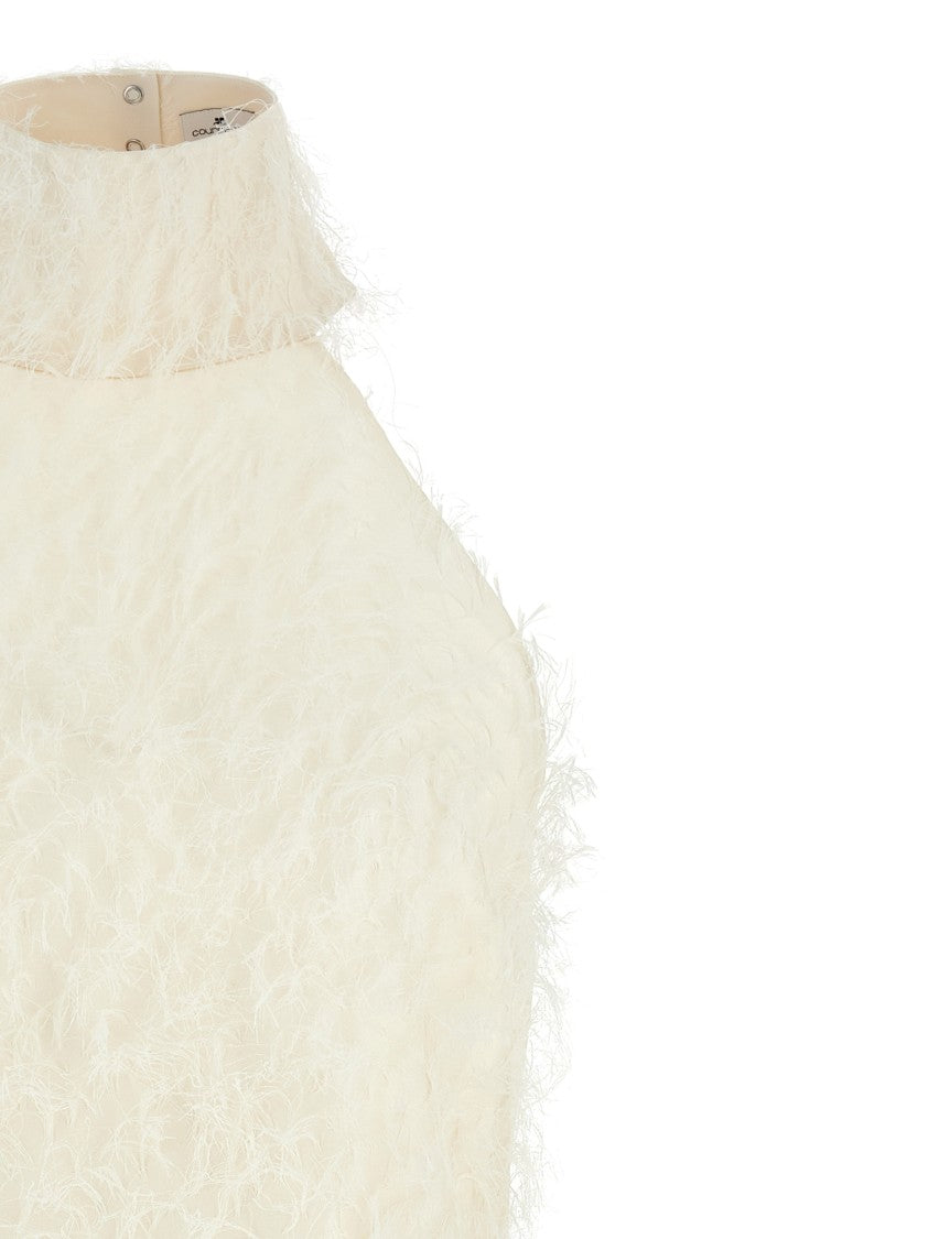 Courrèges Fils Coupés Insert Dress