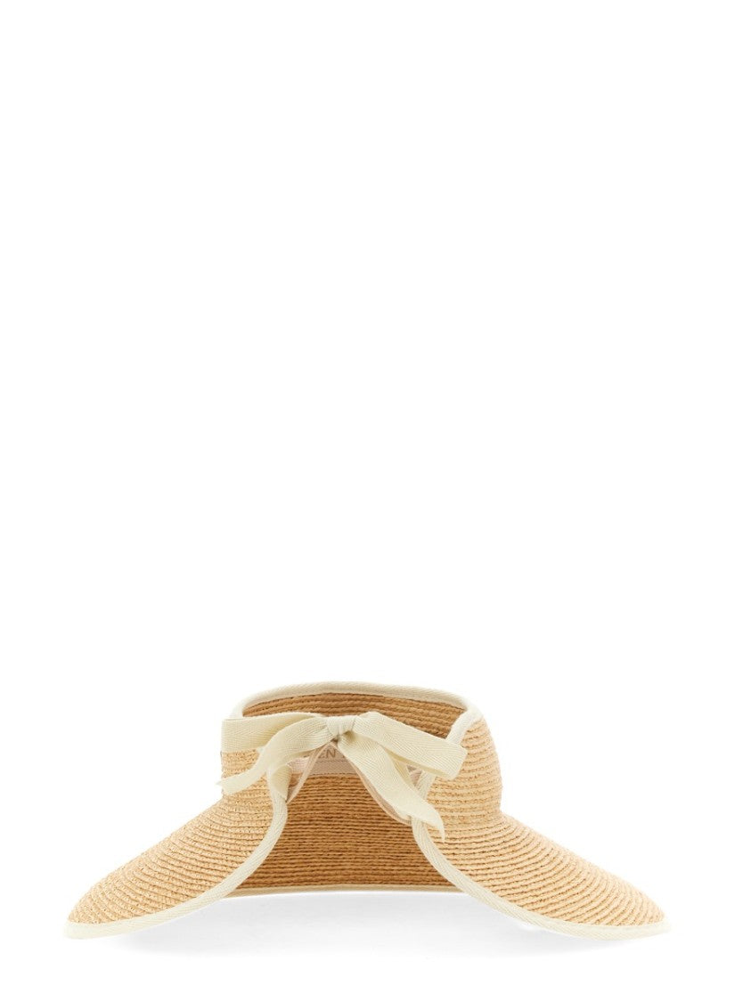 Helen Kaminski Natural Mai Woven Raffia Visor Hat